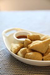 Fried tofu japanese food