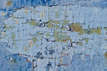background texture abstraction old paint on metal craquelure