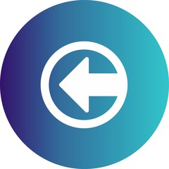 Left Direction Arrow Icon For Your Project