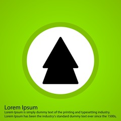 Fototapeta premium Up Direction Arrow Icon For Your Project