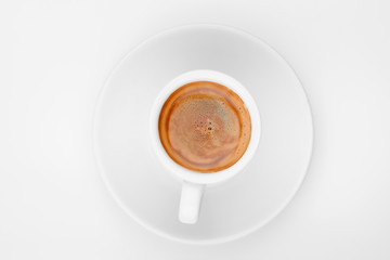 cup coffe espreso ,isolated white background.