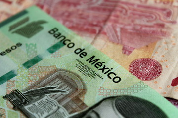 Fototapeta premium Mexican Pesos Note 