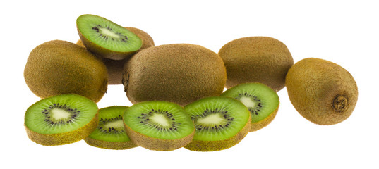 Fototapeta premium kiwi isolated on white background