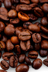 roasted coffe beans macro