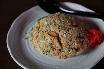 Fired rice chahan japanese fried rice