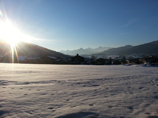 Sonnenuntergangsbilder in Reit im Winkl 