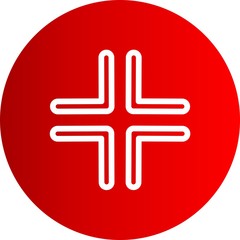 Obraz premium Complex Direction Arrow Icon For Your Project