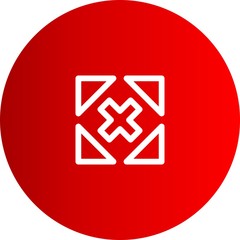 Complex Direction Arrow Icon For Your Project