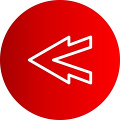 Left Direction Arrow Icon For Your Project