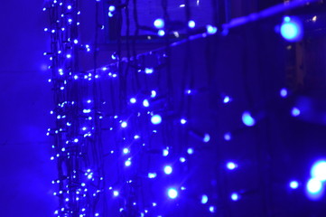 abstract blue background with stars