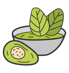 Hand drawn vector of mexican food icon
