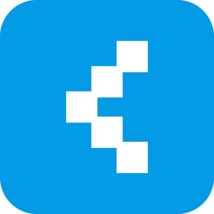 Obraz premium Left Direction Arrow Icon For Your Project