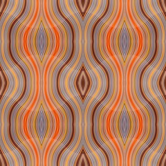 abstract seamless indian red, pastel brown and silver color wave background. can be used for fabric, texture, wallpaper or decorative design