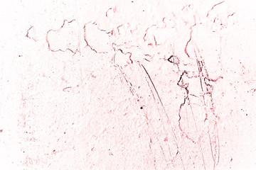 Vintage pink background. Rough painted wall of fiesta color. Imperfect plane of rosy colored. Uneven old decorative toned backdrop of rouge tint. Texture of pink hue. Ornamental stony surface.