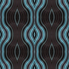 modern curvy antique black, medium aqua marine and dim gray color background. seamless pattern can be used for fabric, texture, decorative or wallpaper design