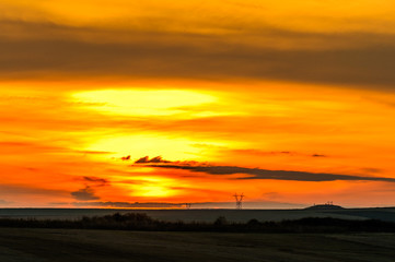 Landscape - Field and morning sun