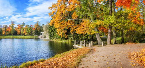 Два моста в Царском Селе View of the two bridges in Tsarskoye Selo