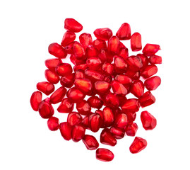 pomegranate isolated on white background