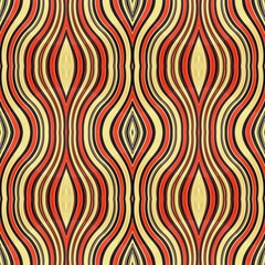 abstract seamless black, khaki and firebrick color wave background. can be used for fabric, texture, wallpaper or decorative design