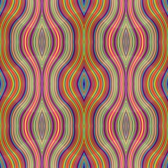 abstract seamless indian red, firebrick and teal blue color wave background. can be used for fabric, texture, wallpaper or decorative design