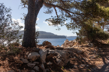 Wanderweg 2 auf der Insel Sa Dragonera vor Mallorca
