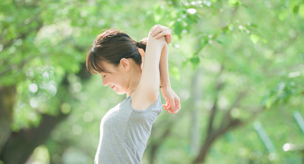 女性・ストレッチ