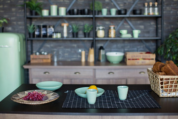 modern loft kitchen