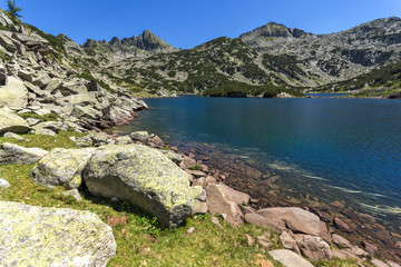 Naklejka na ściany i meble Amazing Landscape with Valyavishko Lake, Pirin Mountain, Bulgaria