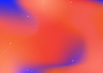 Abstract orange and purple gradient color background vector illustration.