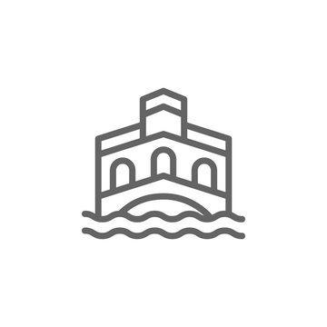 recommend clip art: Bridge, Italy icon. Element of Italy icon. Thin line icon for website design and development, app development. Premium icon
