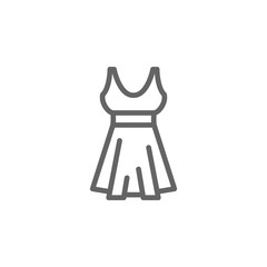 Dress, Italy icon. Element of Italy icon. Thin line icon for website design and development, app development. Premium icon