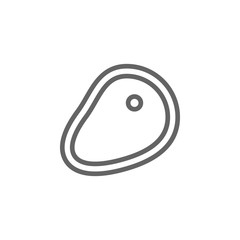 Steak, Italy icon. Element of Italy icon. Thin line icon for website design and development, app development. Premium icon