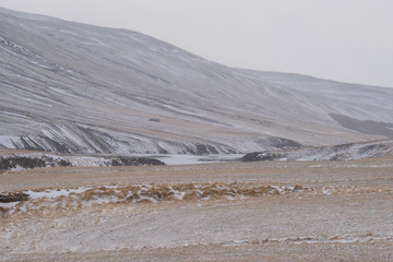 A cold morning in Icelandic winter