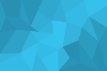 Blue color polygon abstract background