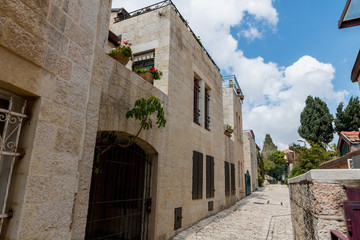 Fototapeta na wymiar yemin moshe district jerusalem