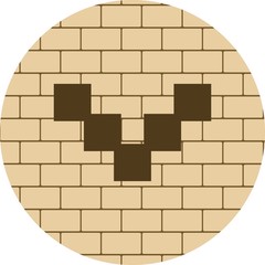 Obraz premium Down Direction Arrow Icon For Your Project