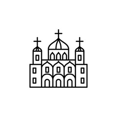 Russian, culture, Christianity, church icon. Element of Russian culture icon. Thin line icon for website design and development, app development. Premium icon