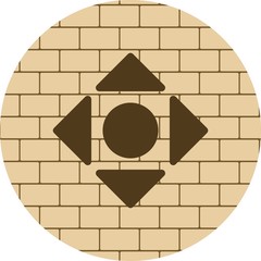 Complex Direction Arrow Icon For Your Project