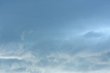 Fototapeta premium blue sky with white clouds