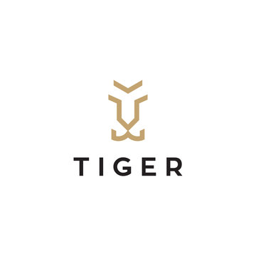 simple tiger logo design