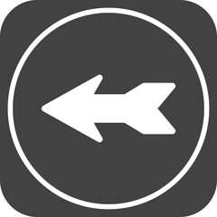 Left Direction Arrow Icon For Your Project