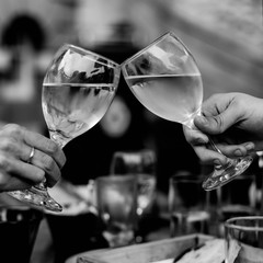 Two People Celebrating Success