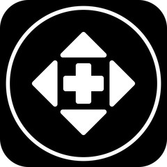 Obraz premium Complex Direction Arrow Icon For Your Project