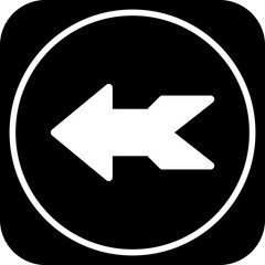 Left Direction Arrow Icon For Your Project