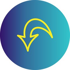 Down Direction Arrow Icon For Your Project