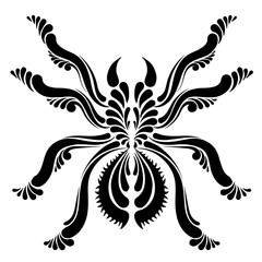 Stylized image of a spider