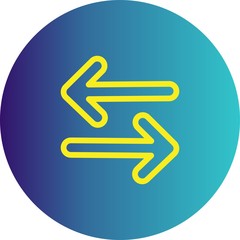 Double Direction Arrow Icon For Your Project