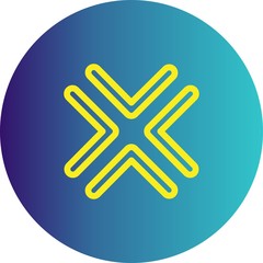 Obraz premium Complex Direction Arrow Icon For Your Project