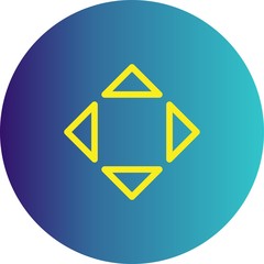 Complex Direction Arrow Icon For Your Project