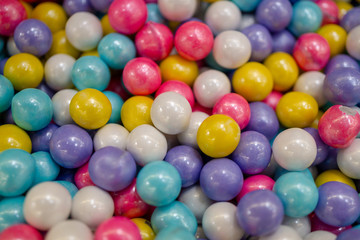 Fototapeta na wymiar background of colorful candy balls